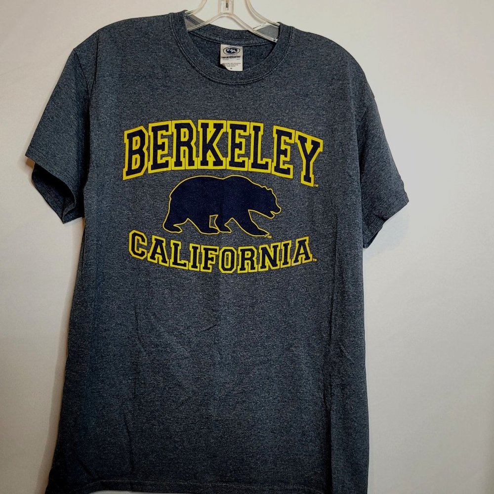 Berkeley California Tshirt With Bear New Agenda Gray Size Medium Some Pilling